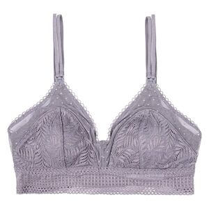 Lace Bralette in Gray